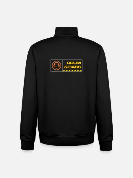 db warning - Unisex Organic Zip Sweatshirt by Stanley/Stella - black