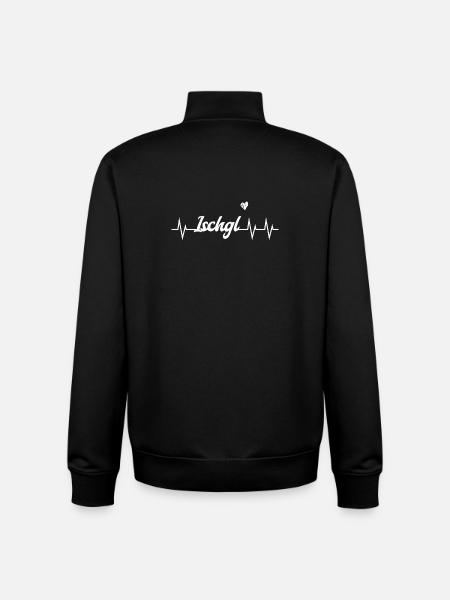 Ischgl Heartbeat – Ski & Beats - Unisex Organic Zip Sweatshirt von Stanley/Stella - Schwarz