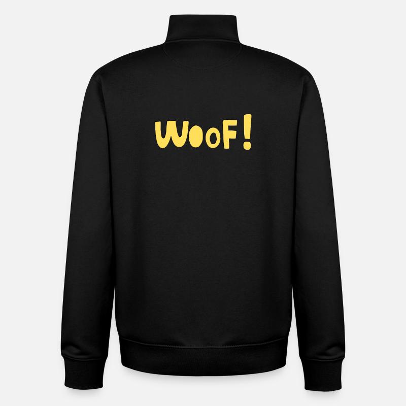 Trame - Sweat zippé unisexe en coton bio Stanley/Stella - noir