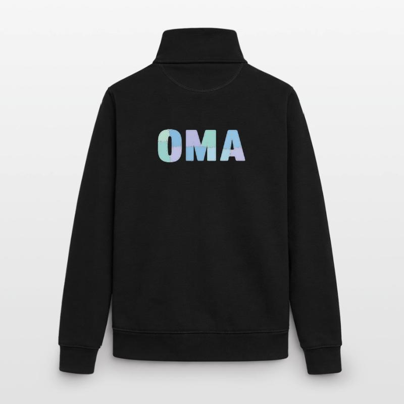 Patchwork Geschenkidee für Oma Muttertag Unisex Organic Zip Sweatshirt von Stanley/Stella