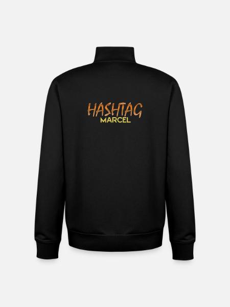 Marcel - Unisex Organic Zip Sweatshirt by Stanley/Stella - black