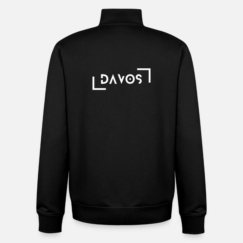 Davos - Unisex Organic Zip Sweatshirt by Stanley/Stella - black