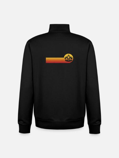 Carpenter's guild sign carpenter craft guild - Unisex Organic Zip Sweatshirt by Stanley/Stella - black