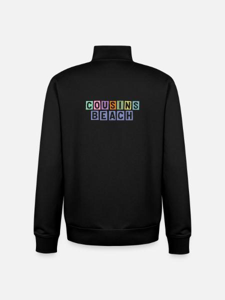 Cousins Beach – Summer Vibes - Unisex Organic Zip Sweatshirt by Stanley/Stella - black
