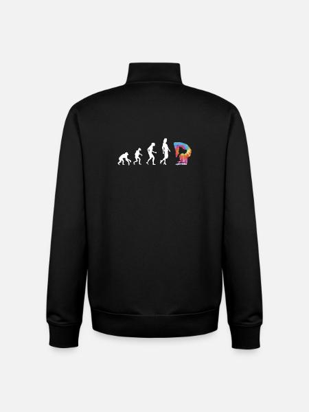 Quote for a contortionist - Unisex Organic Zip Sweatshirt by Stanley/Stella - black