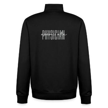 Médecin associé PA Grade Étudiant Futur - Sweat zippé unisexe en coton bio Stanley/Stella - noir - Dos - AI Model Male 185 light (185cm)