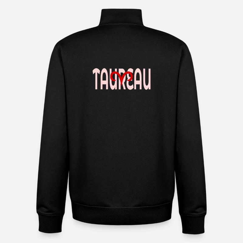 Stier März April - Unisex Organic Zip Sweatshirt von Stanley/Stella - Schwarz