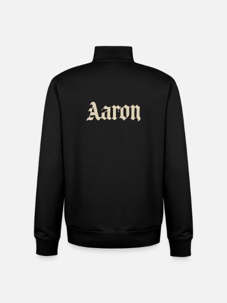 Nom d’Aaron - Sweat zippé unisexe en coton bio Stanley/Stella - noir