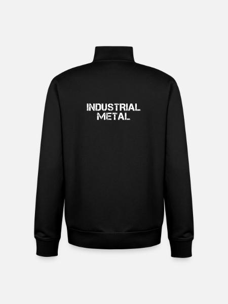 Industriemetall - Unisex Organic Zip Sweatshirt von Stanley/Stella - Schwarz
