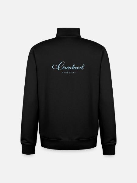 COURCHEVEL - Unisex Organic Zip Sweatshirt by Stanley/Stella - black
