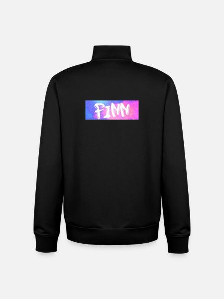 Finn: Neon Graffiti Galaxy - Unisex Organic Zip Sweatshirt by Stanley/Stella - black