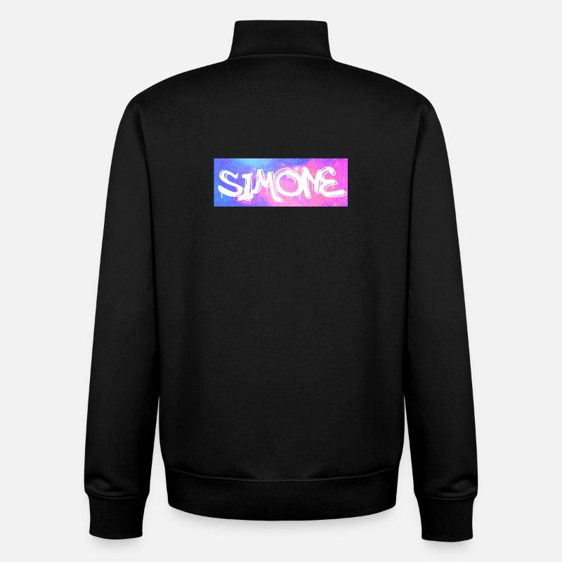 Simone - Unisex Organic Zip Sweatshirt by Stanley/Stella - black