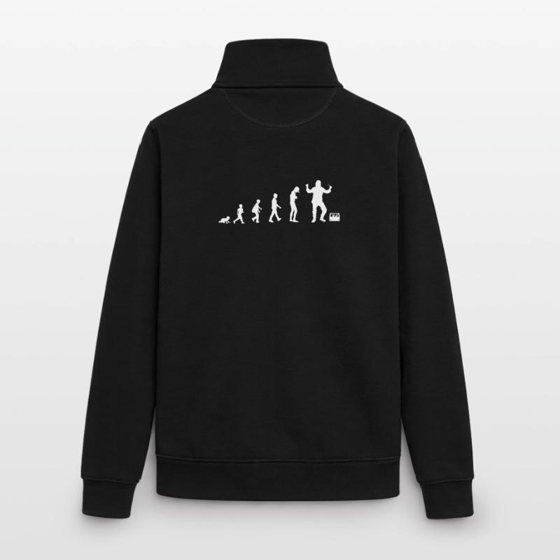 Évolution du bébé à l’électricien Sweat zippé unisexe en coton bio Stanley/Stella