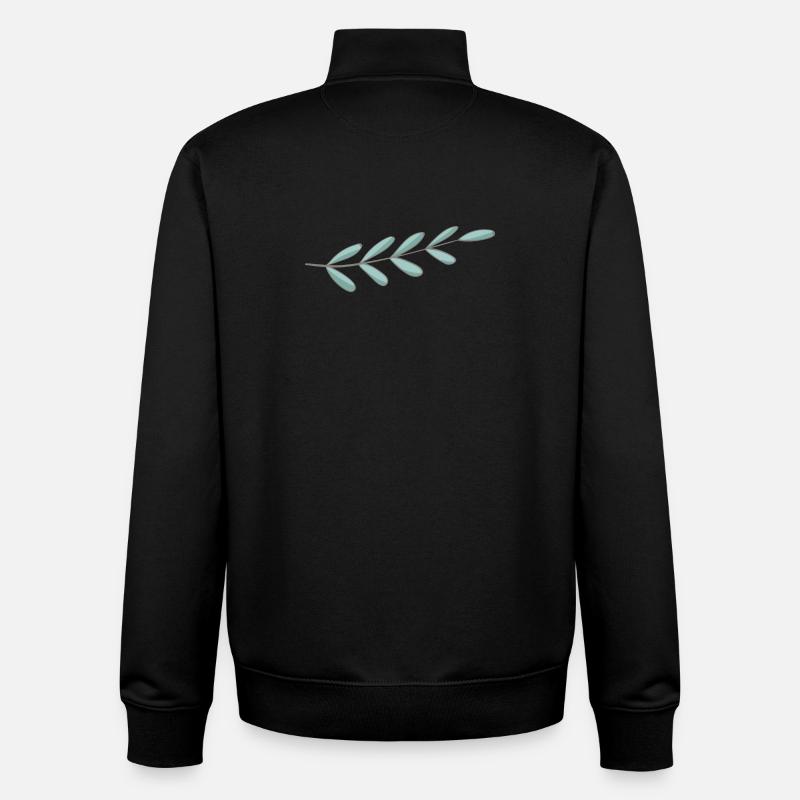 Zweig - Unisex Organic Zip Sweatshirt von Stanley/Stella - Schwarz
