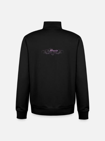 Alessia - Sweat zippé unisexe en coton bio Stanley/Stella - noir
