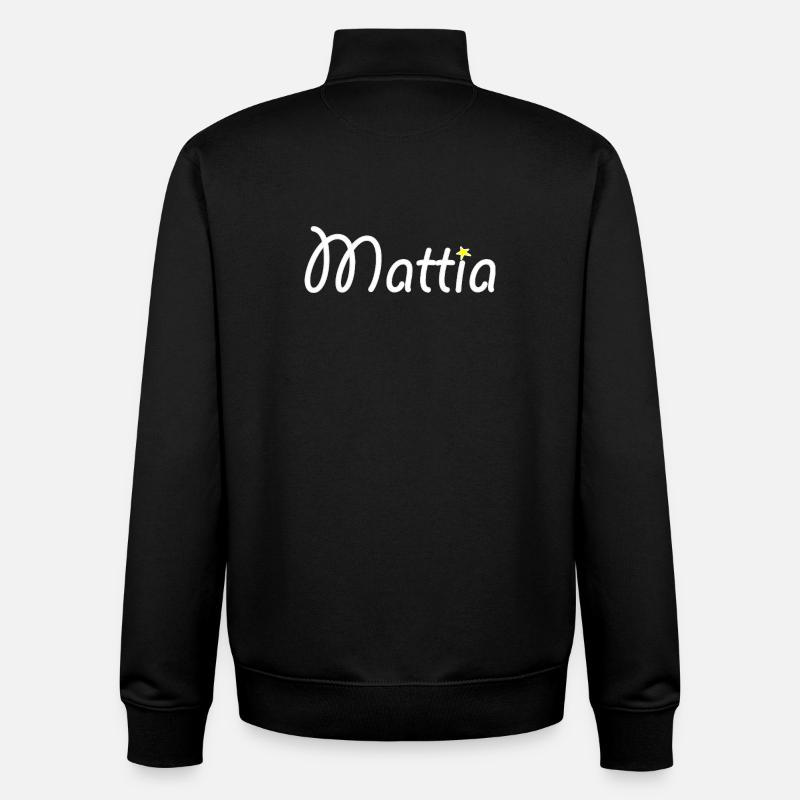 Mattia - Unisex Organic Zip Sweatshirt von Stanley/Stella - Schwarz
