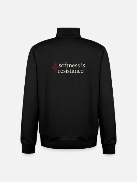 Elegant Feminine Lifestyle, Gentle - Unisex Organic Zip Sweatshirt by Stanley/Stella - black