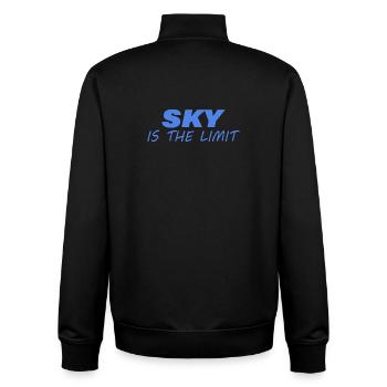 Sky is the Limit - Unisex Organic Zip Sweatshirt by Stanley/Stella - black - Back - AI Model Male 185 light (185cm)