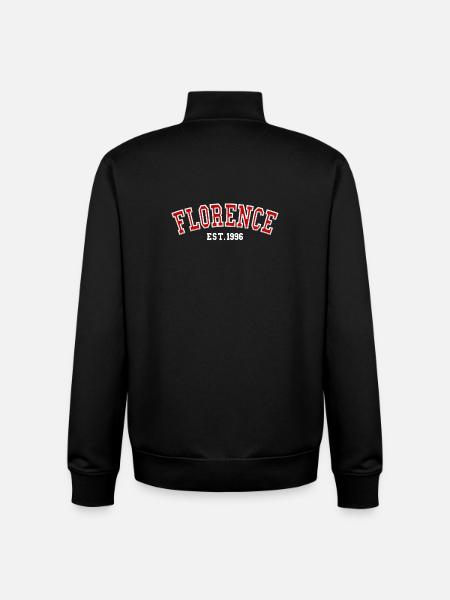 Florence Est. 1996 - Unisex Organic Zip Sweatshirt by Stanley/Stella - black