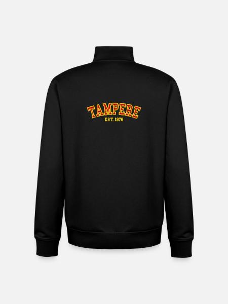 Tampere Est. 1976 - Unisex Organic Zip Sweatshirt by Stanley/Stella - black