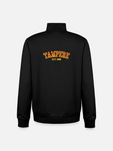 Tampere Est. 1986 - Unisex Organic Zip Sweatshirt by Stanley/Stella - black