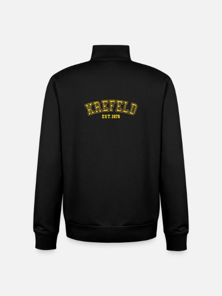 Krefeld Est. 1976 - Unisex Organic Zip Sweatshirt by Stanley/Stella - black