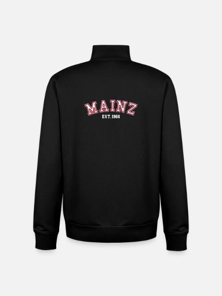 Mayence Fondée en 1966 - Sweat zippé unisexe en coton bio Stanley/Stella - noir