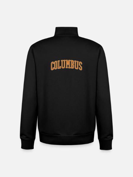 Columbus - Unisex Organic Zip Sweatshirt by Stanley/Stella - black