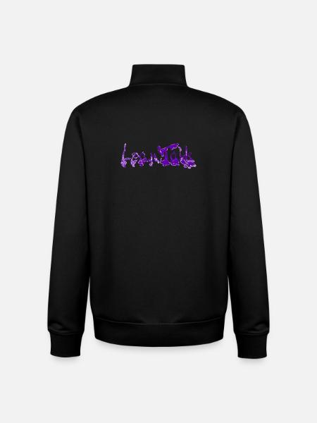 LeanTalk - Sweat zippé unisexe en coton bio Stanley/Stella - noir