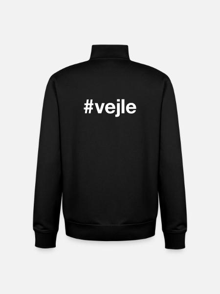 VEJLE Denmark Dänemark - Unisex Organic Zip Sweatshirt von Stanley/Stella - Schwarz