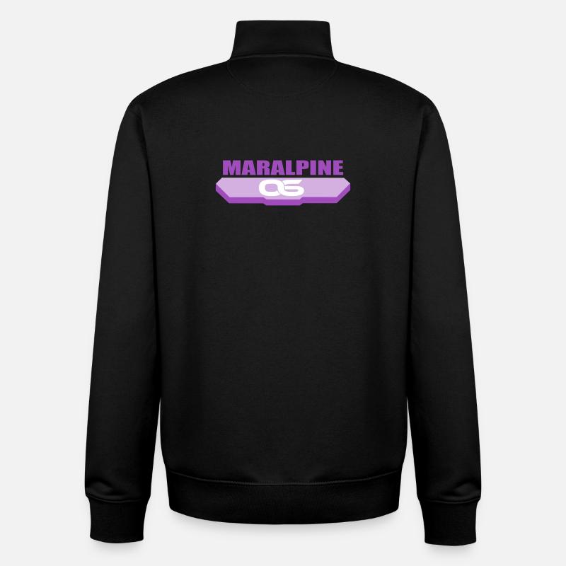 Maralpine Logo 06 - Unisex Organic Zip Sweatshirt von Stanley/Stella - Schwarz