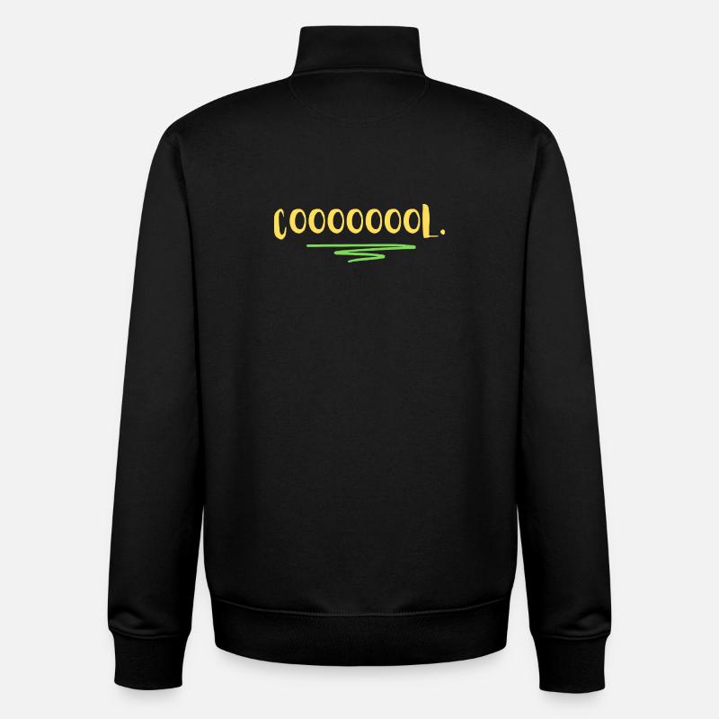 COOOOOOOL- - Unisex Organic Zip Sweatshirt von Stanley/Stella - Schwarz