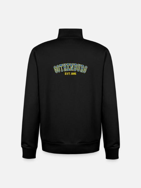 Gothenburg Est. 1995 - Unisex Organic Zip Sweatshirt by Stanley/Stella - black