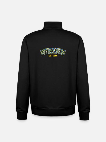 Gothenburg Est. 1985 - Unisex Organic Zip Sweatshirt by Stanley/Stella - black