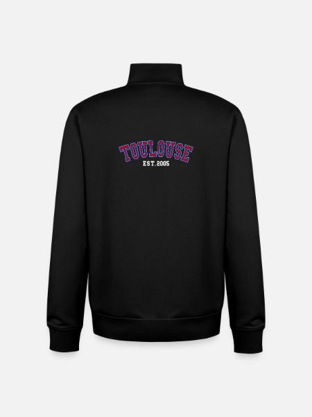 Toulouse Est. 2005 - Unisex Organic Zip Sweatshirt by Stanley/Stella - black