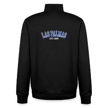 Las Palmas Est. 2005 - Unisex Organic Zip Sweatshirt by Stanley/Stella - black - Back - AI Model Male 185 light (185cm)