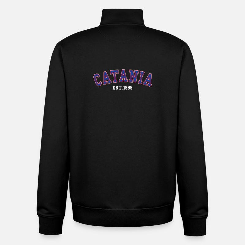 Catania gegründet 1995 - Unisex Organic Zip Sweatshirt von Stanley/Stella - Schwarz