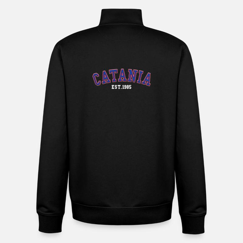 Catania gegründet 1985 - Unisex Organic Zip Sweatshirt von Stanley/Stella - Schwarz