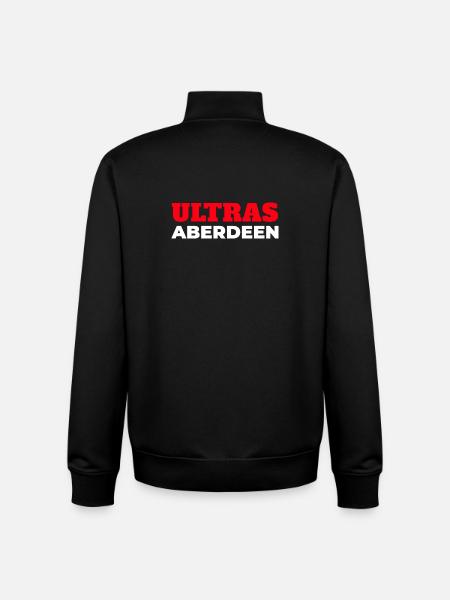 Ultras Aberdeen - Unisex Organic Zip Sweatshirt by Stanley/Stella - black