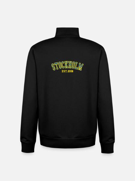 Stockholm Est. 2006 - Unisex Organic Zip Sweatshirt by Stanley/Stella - black