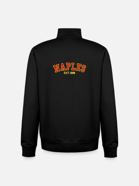 Naples Est. 1996 - Unisex Organic Zip Sweatshirt by Stanley/Stella - black
