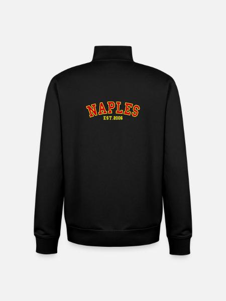 Naples Est. 2006 - Unisex Organic Zip Sweatshirt by Stanley/Stella - black
