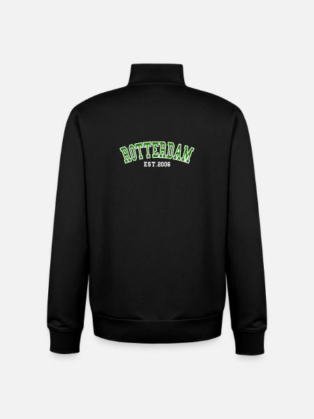 Rotterdam Est. 2006 - Unisex Organic Zip Sweatshirt by Stanley/Stella - black