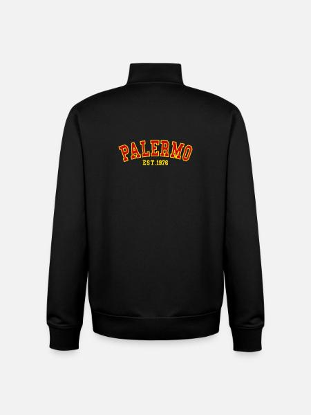 Palermo Est 1976 - Unisex Organic Zip Sweatshirt by Stanley/Stella - black