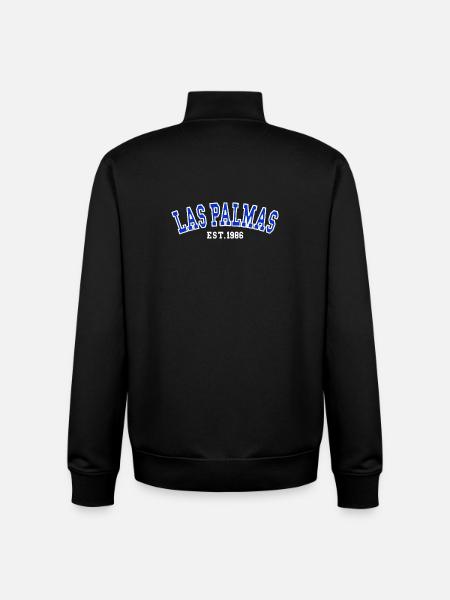 Las Palmas Est. 1986 - Unisex Organic Zip Sweatshirt by Stanley/Stella - black