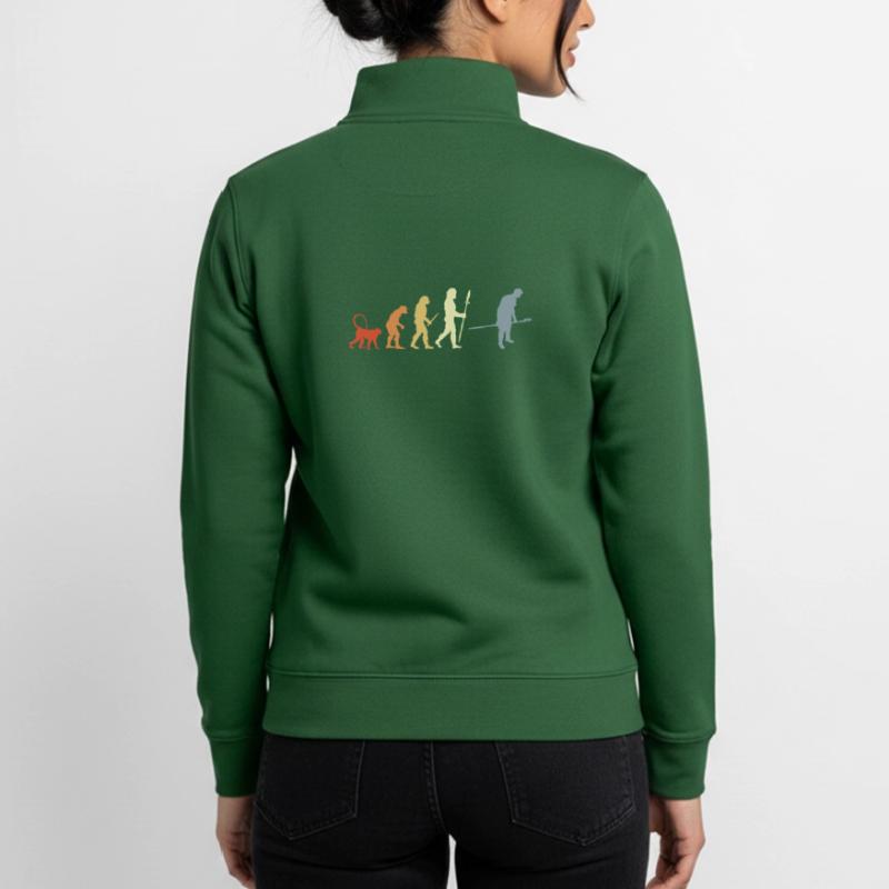 Baker Evolution Retro Look Unisex Organic Zip Sweatshirt by Stanley/Stella