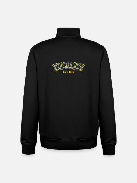 Wiesbaden Est. 1976 - Unisex Organic Zip Sweatshirt by Stanley/Stella - black
