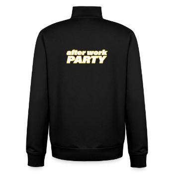 AFTER WORK PARTY - Unisex Organic Zip Sweatshirt von Stanley/Stella - Schwarz - Hinten - AI Model Male 185 light (185cm)