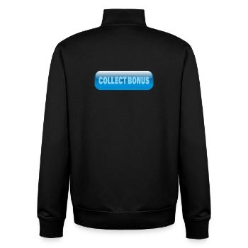 COLLECT BONUS - Unisex Organic Zip Sweatshirt by Stanley/Stella - black - Back - AI Model Male 185 light (185cm)
