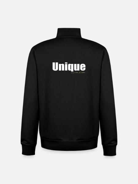 Unique - Unisex Organic Zip Sweatshirt by Stanley/Stella - black